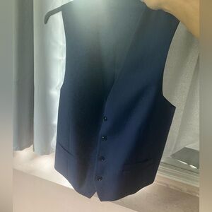 Calvin Klein Men Vest wedding formal 100% wool